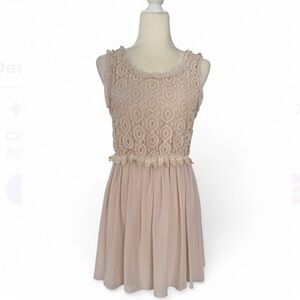 Anthropologie Ivory Lace Kids Dress